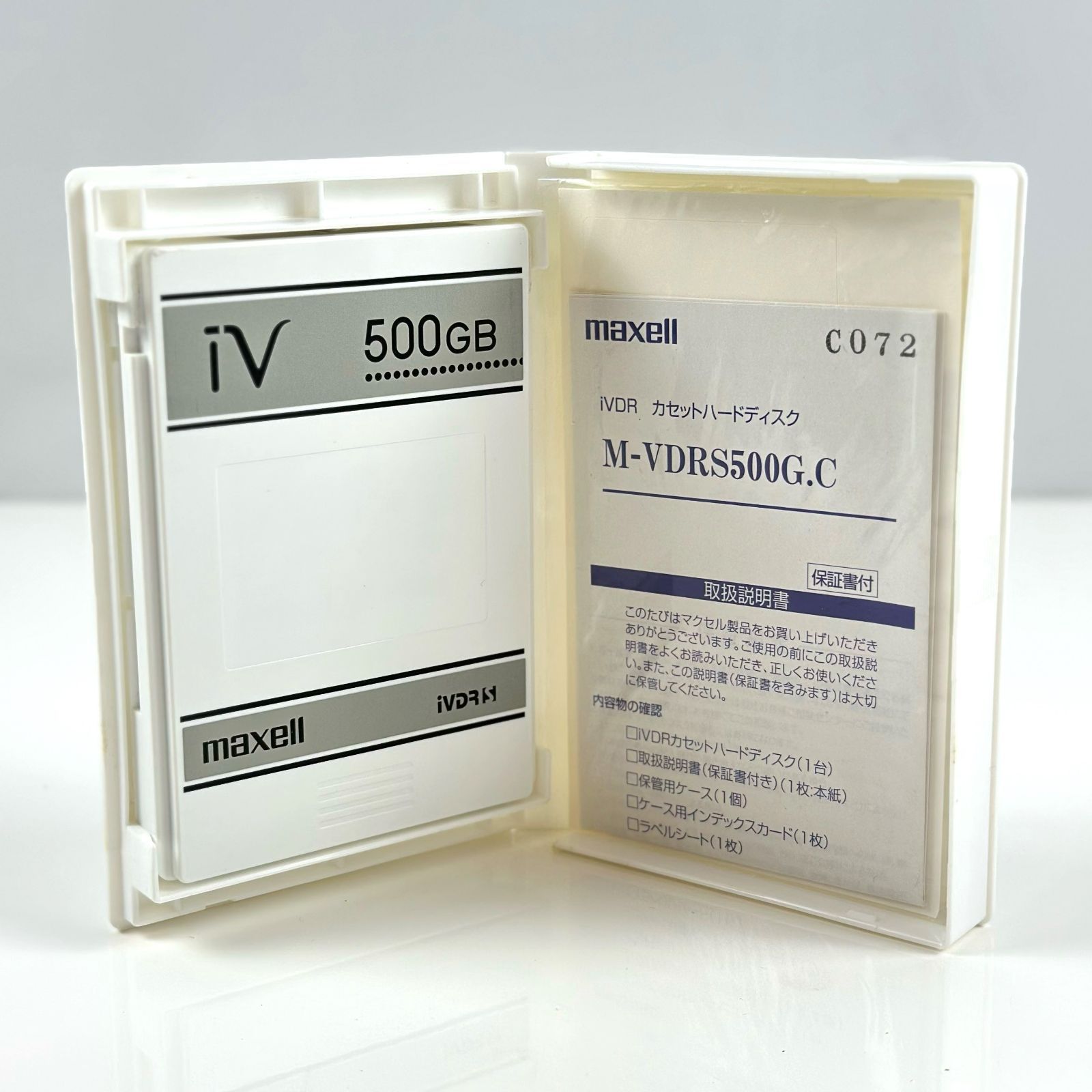 maxell カセットハードディスク iVDR iV 500GB M-VDRS500G.C 【公式通販】