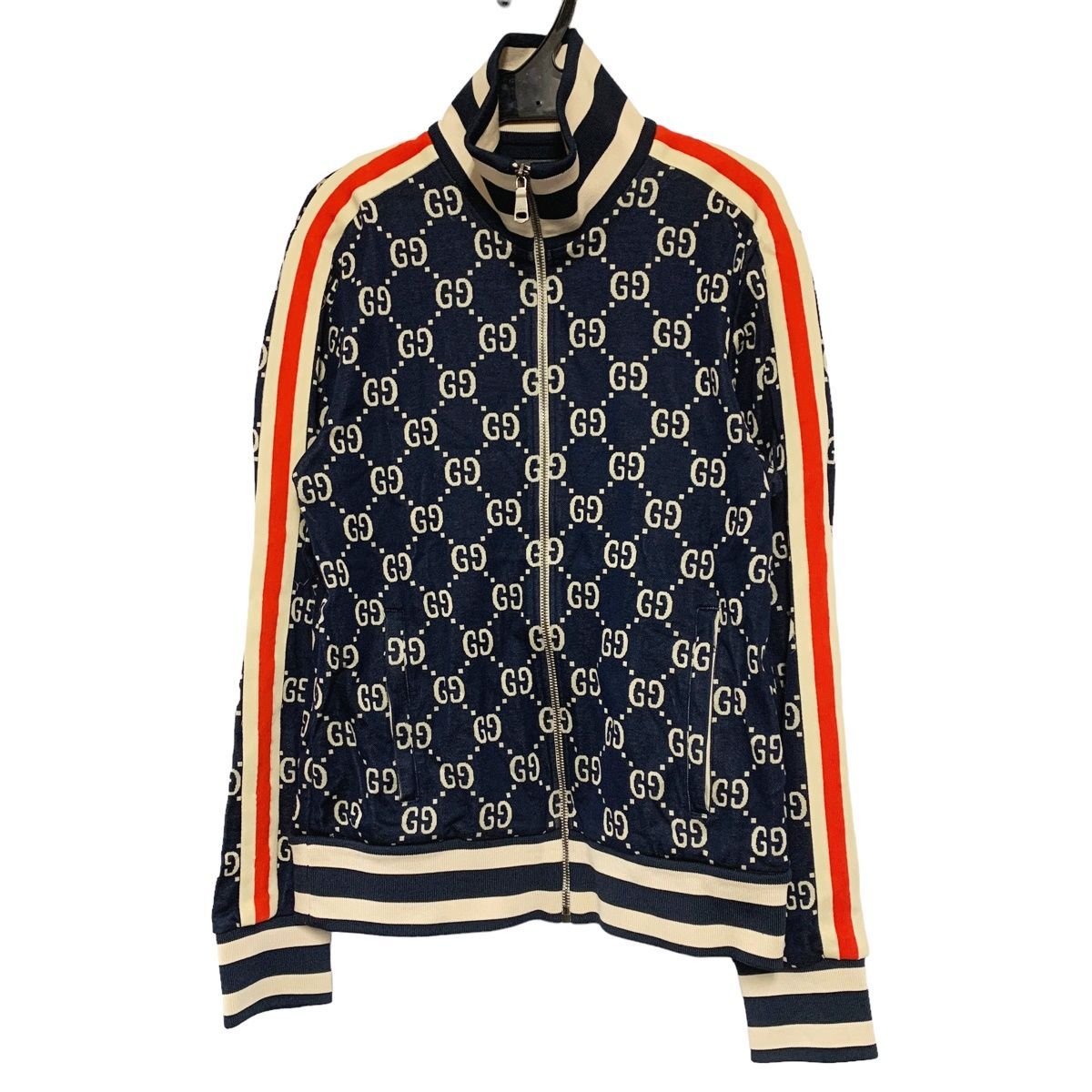 中古】 GUCCI グッチ GGジャカード コットン ジャケット アウター 