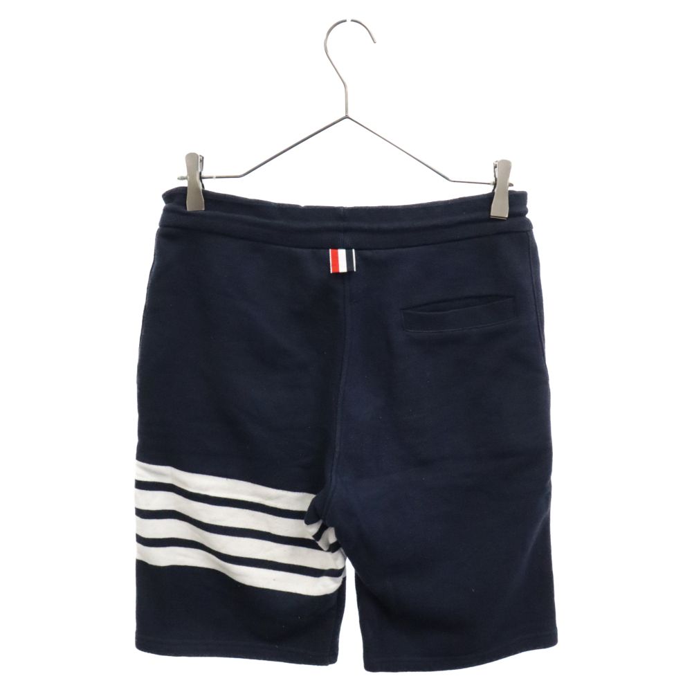 トムブラウン　4bar ハーフパンツ　ショートパンツ　ネイビー　0 THOM BROWNE (トムブラウン) 4BAR クラシックスウェットショーツ