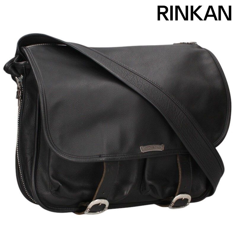 クロムハーツ　レザー　ビジネスバッグ　ガンスリンガー　鞄 CHROME HEARTS】【SEES BY RINKAN 鑑定済】クロムハーツ