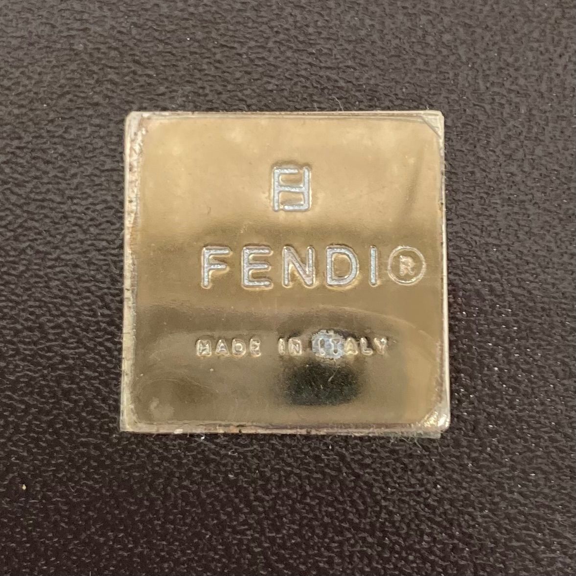 FENDI 長財布 ズッカ キャンバス レザー ブラウン 二つ折り