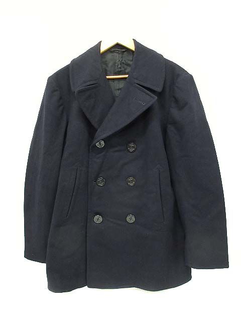 ヴィンテージ VINTAGE U.S.NAVY 70s ピーコート ウール 米軍 ネイビー 40R