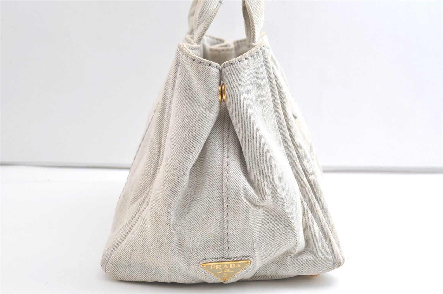 PRADA プラダ ヴィンテージ カナパ M キャンバス 2Way ショルダー 