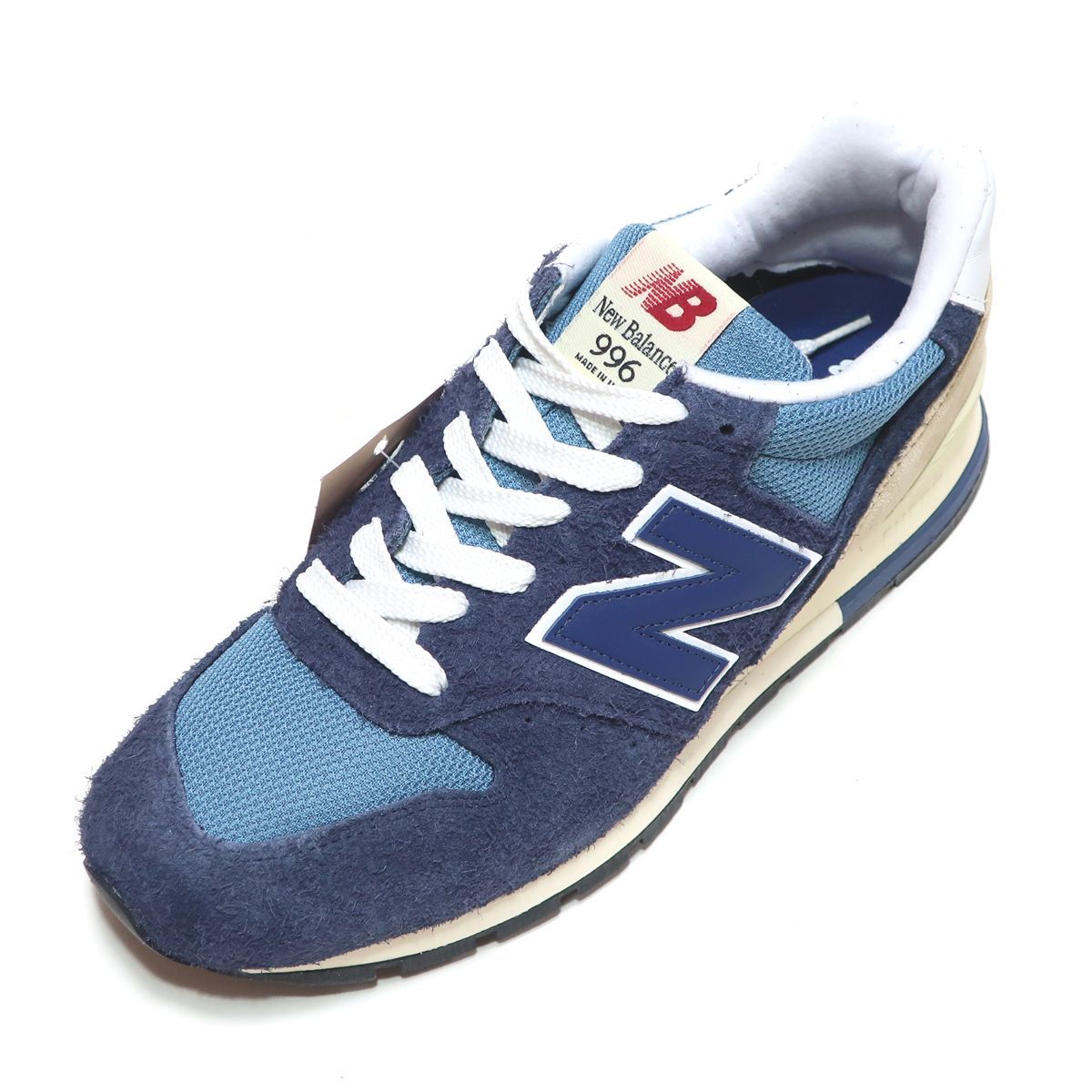 レディースサイズ NEW BALANCE U996TB NAVY/BLUE SUEDE MADE IN USA 