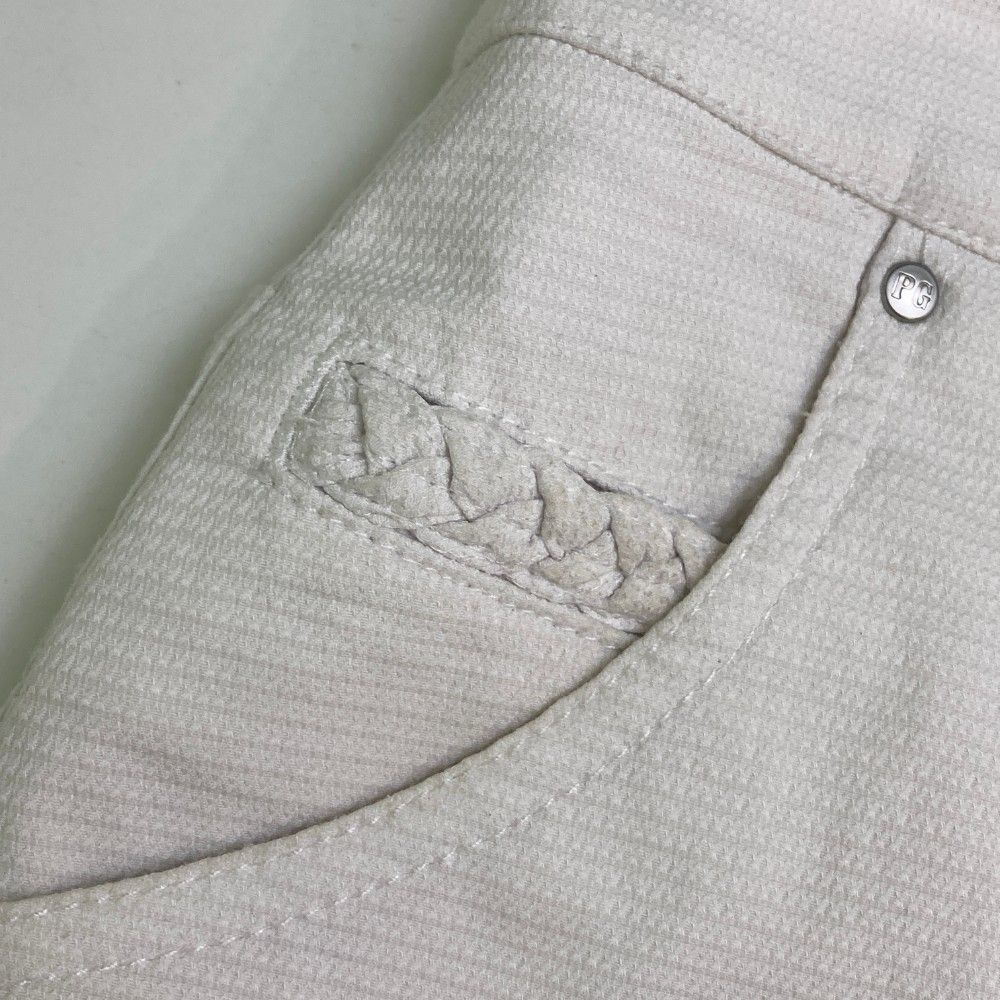 サイズ：0 PEARLY GATES パーリーゲイツ ストレッチスカート ホワイト