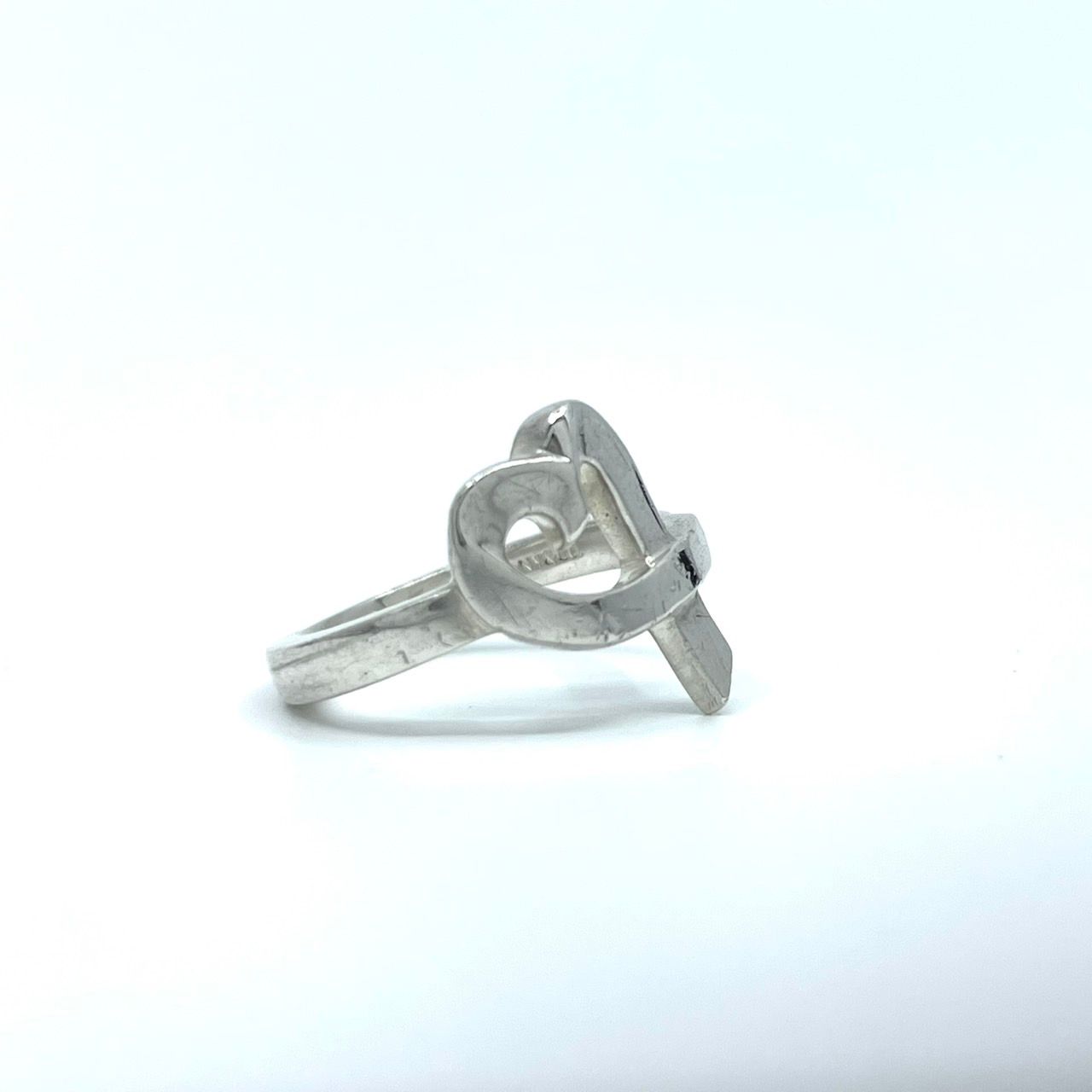 美品 TIFFANY &Co. ティファニー ラビングハート 指輪 リング 7