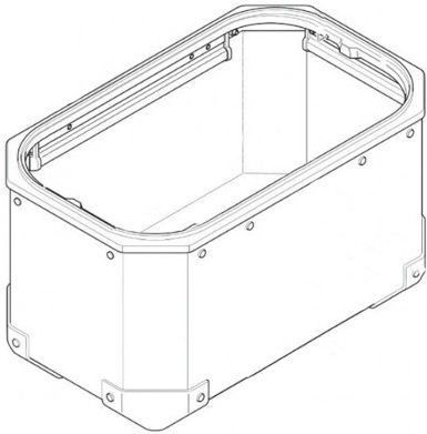 GIVI / ジビ スーツケース ボトム Alu シルバー 右側 For Obkn37Ar | ZOBKN37ARFM
