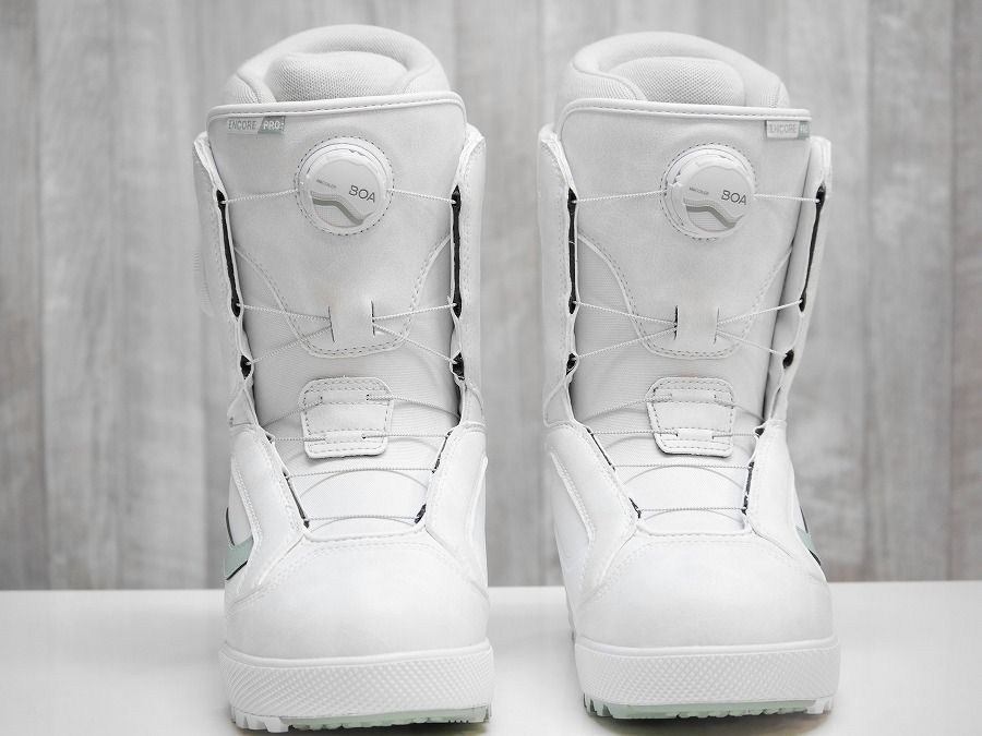 26 VANS ENCORE PRO 30th Anniversary - 24.5 WHITE GRAY OLIVE レディース スノーボード ブーツ ダブルボア