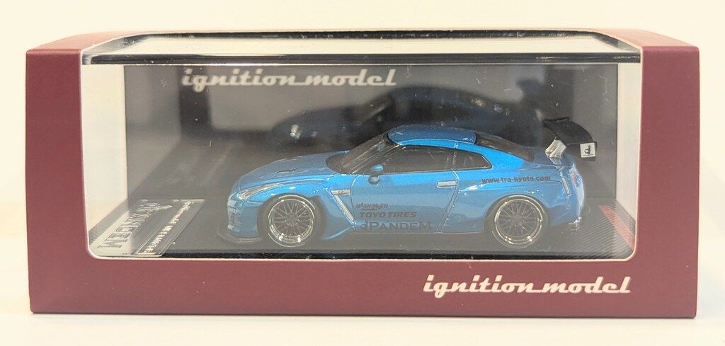 ignition model 1/64 PANDEM R35 GT-R Blue Metallic IG1747 - メルカリ
