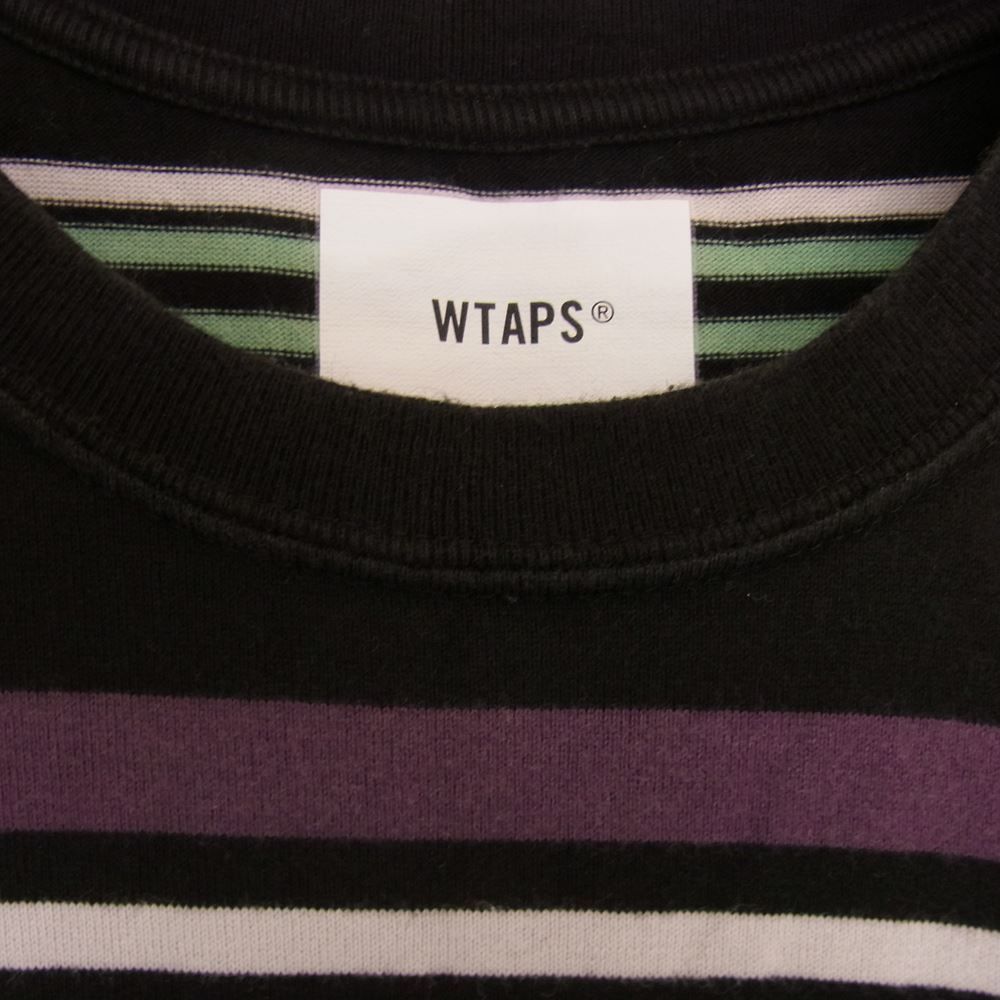 WTAPS ダブルタップス 21AW 212ATDT-CSM36 JAM LS TEE ボーダー 長袖T 