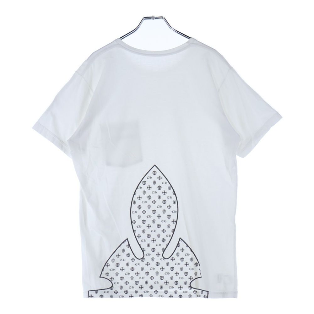 CHROME HEARTS クロムハーツ FLEURKNEE Tee フ ニー プリント クルーネック 半袖Tシャツ カットソー ホワイト