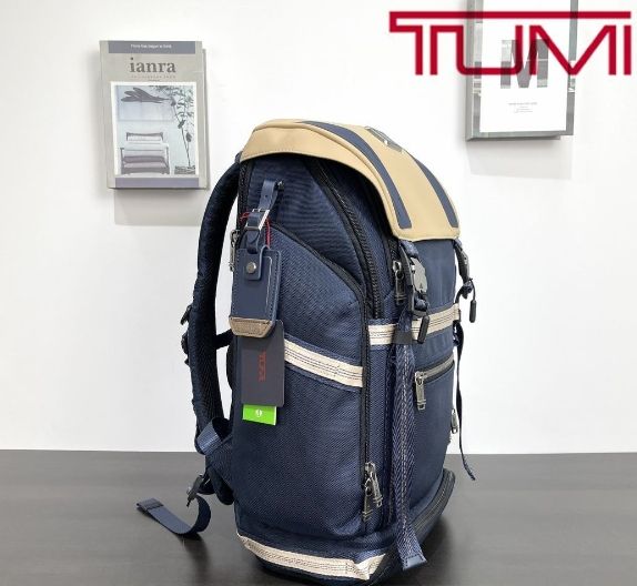 トゥミ TUMI ALPHA BRAVO エクスペディション バックパック 17インチPCに対応 ネイビーブルー 232719 - メルカリ
