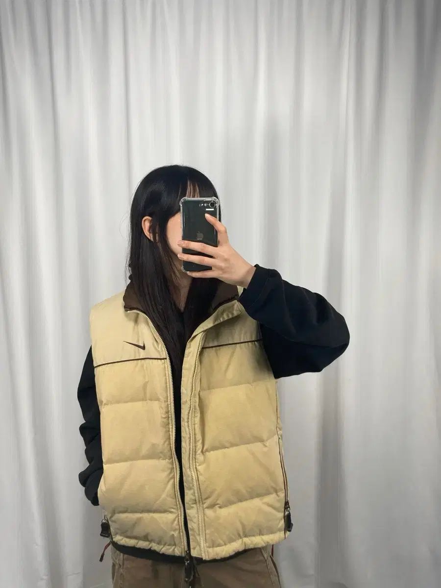 90s NIKE ACG ナイロン リップストップ ダウン ベスト