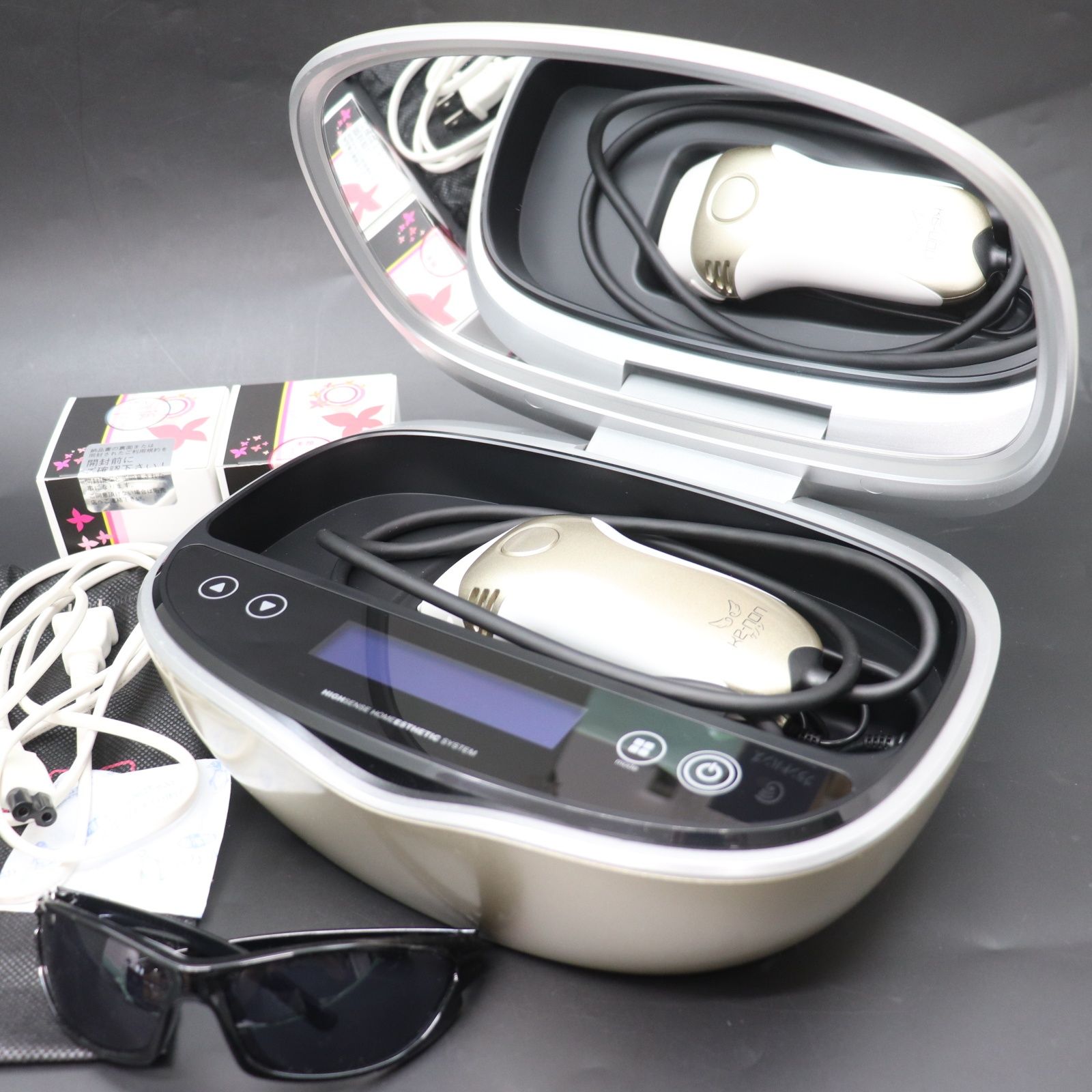 エムテック NIPL-2080 ケノン 脱毛器Ver8.0 ブラック動作確認済み 脱毛器 ケノン NIPL-2080 Ver8.0 ケノン 脱毛器 NIPL-2080 Ver