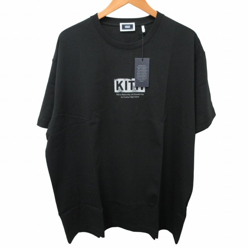 お礼や感謝伝えるプチギフト KITH ブラック ロゴTシャツ タグ付き トップス