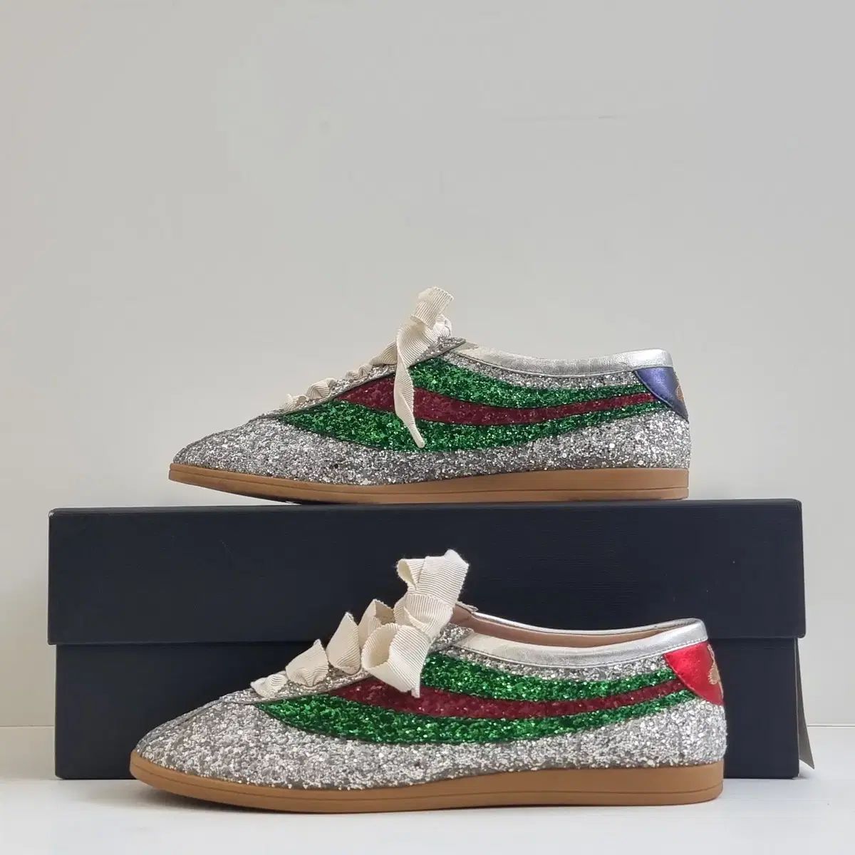 グッチ⭐️シルバーグリッターシューズ 2025年最新】Yahoo!オークション -gucci(グッチ) シルバー