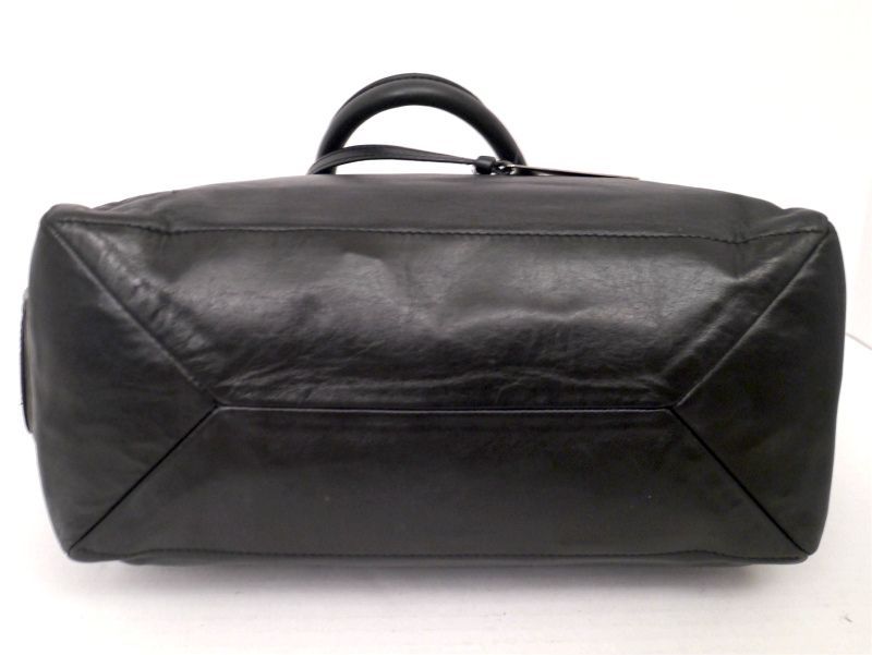 美品◇JIL SANDER NAVY ジルサンダー ネイビー ビジネス対応 レザー 
