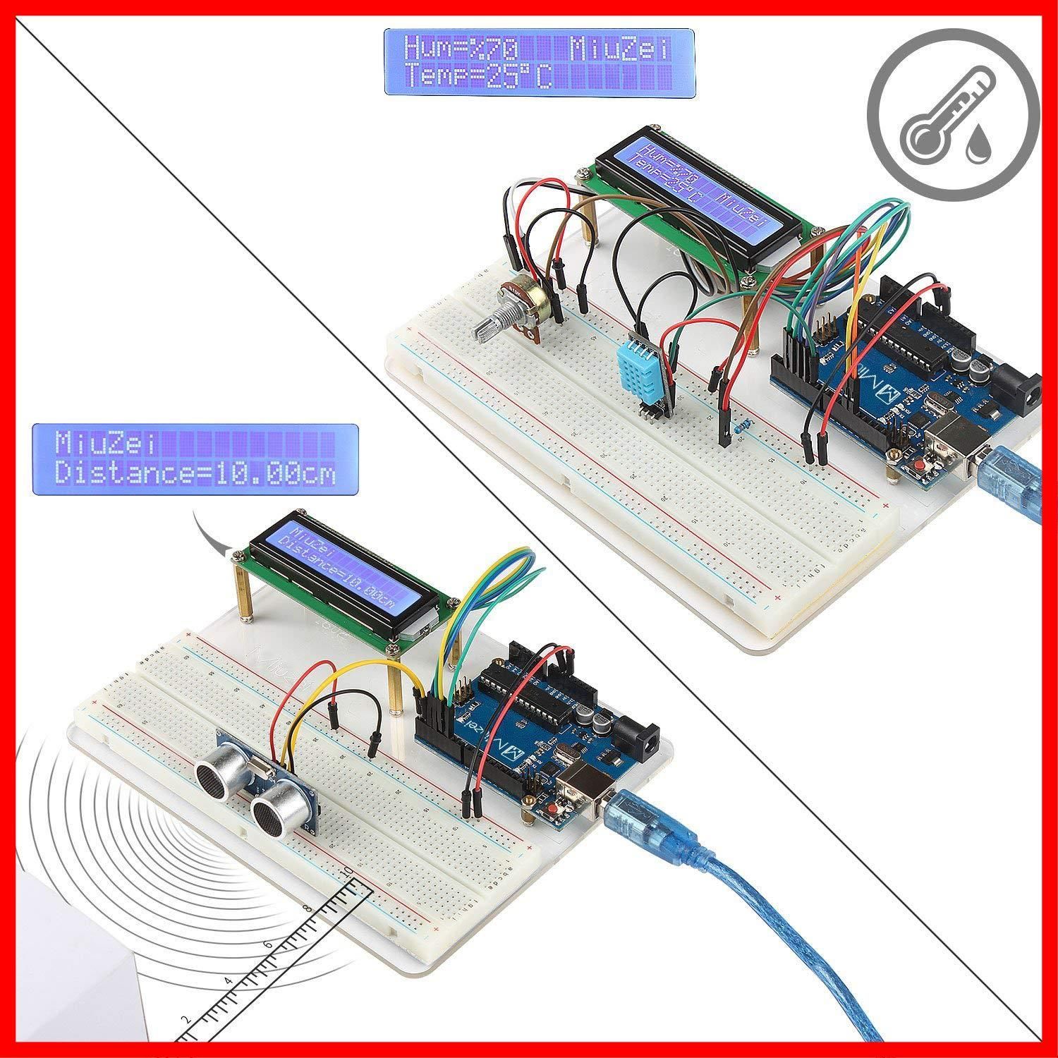 迅速発送】Miuzei 初心者 電子工作 スターターキット Arduinoとの互換性あり R3向け mega2560とR3 nanoと互換性のある（電子日本語マニュアル付き)  - メルカリ