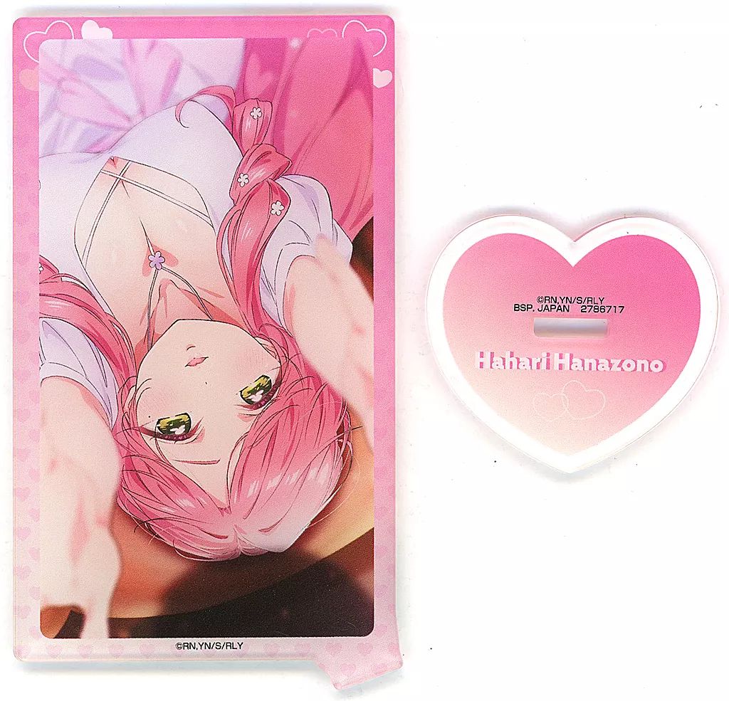 中古】アクリルスタンド・アクリルパネル 花園羽々里 カード型