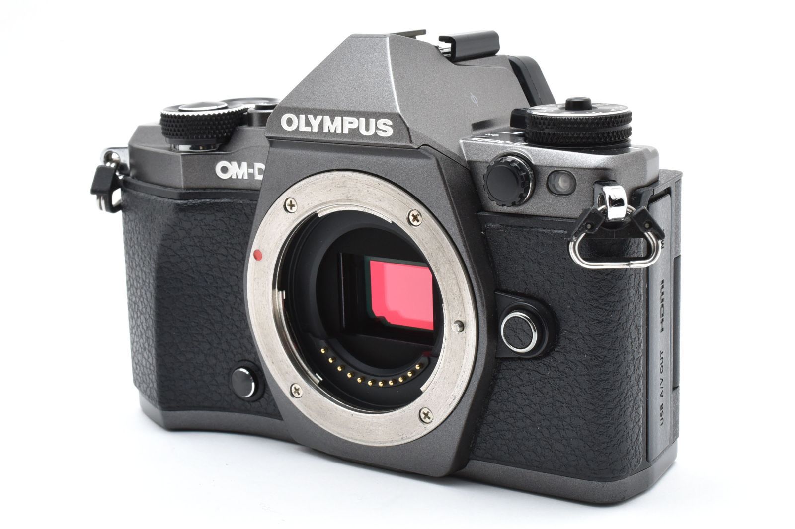 上品 Olympus OM D E M 5 Mark 2 ブラック フラッシュ付き