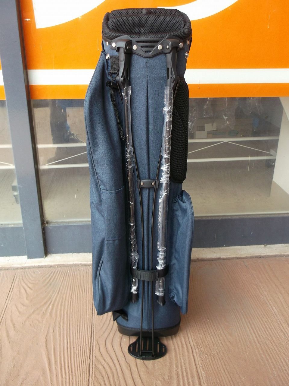 キャディバッグ L.N.JAYA スタンドバッグ 軽量モデル 9.0型 2.7㎏ ネイビー キャディ