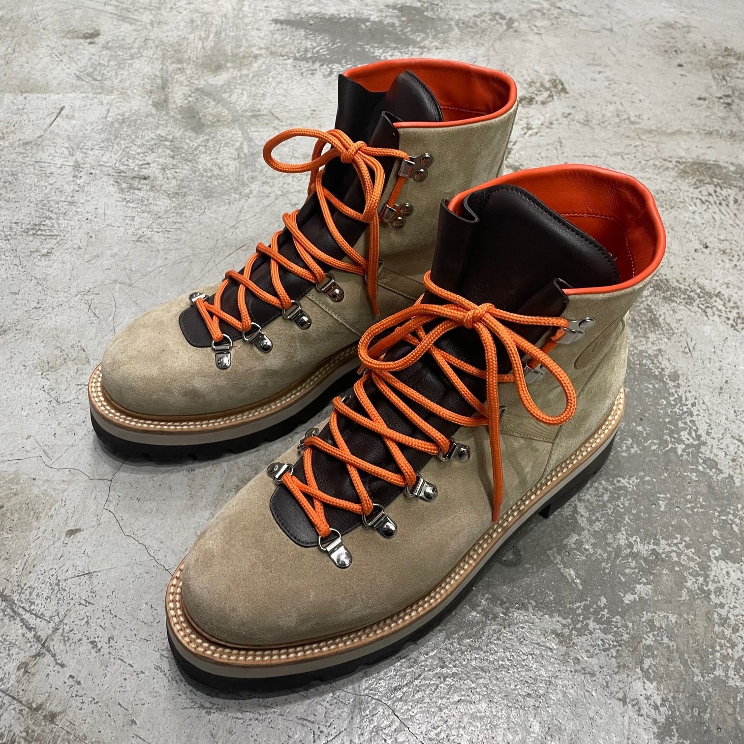 参考上代249700円 HERMES HIKE ハイク トレッキング ブーツ WS232939ZH