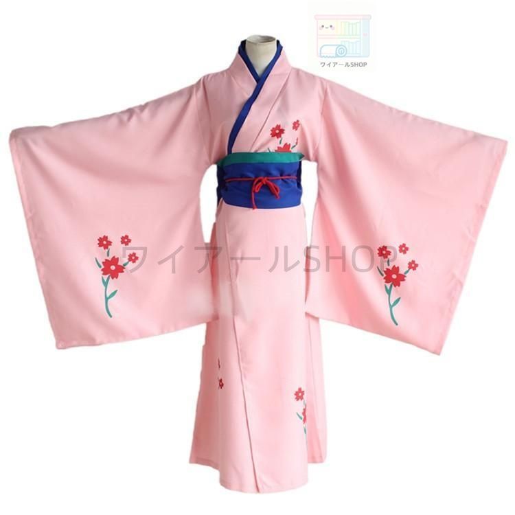 銀魂 志村妙 和服 浴衣 変装 仮装 コスプレ コスチューム cosplay 志村 妙 ぎんたま cosplay la302g3g3l5