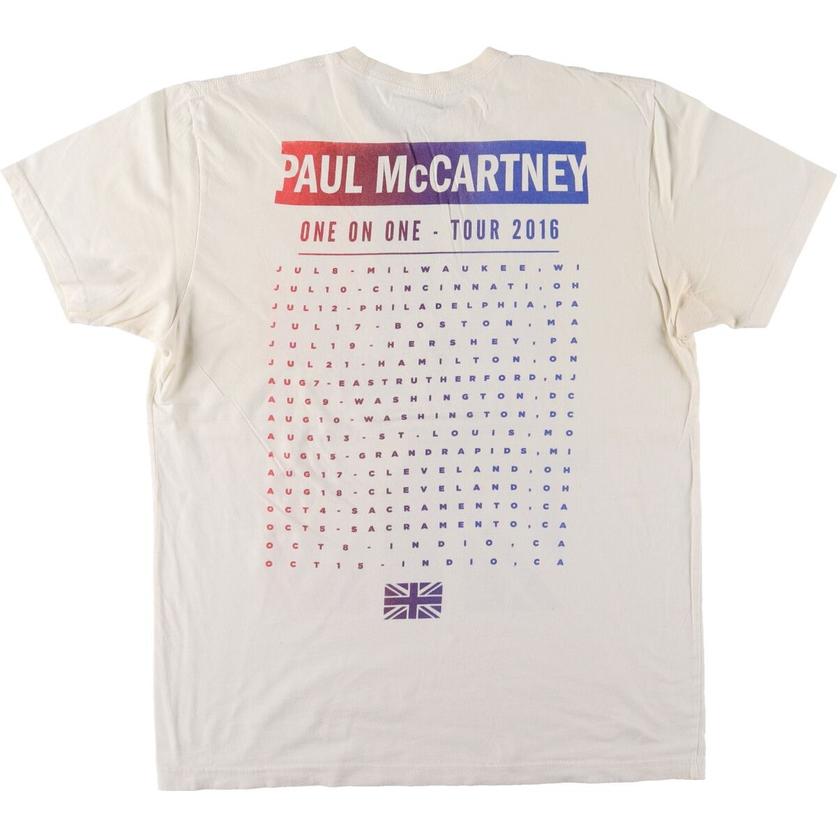 PAUL McCARTNEY Tシャツ　ポールマッカートニー　バンドTシャツ Paul McCartney Tシャツ ポール・マッカートニー Lollapalooza