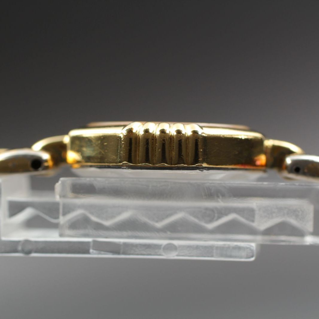 49【新品電池】SEIKO 1400-5200 セイコー ゴールド ブレスレット 