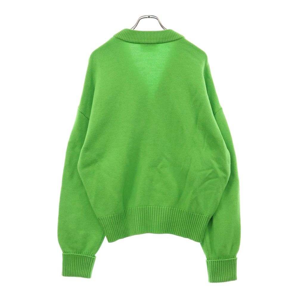 ami グリーン カーディガン ハート刺繍 ami グリーン カーディガン ハート刺繍