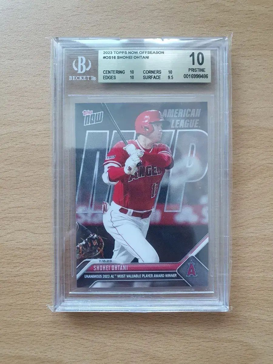 2025 トップスノー 大谷 おおたに 翔平 MVP カード BGS 10 販売