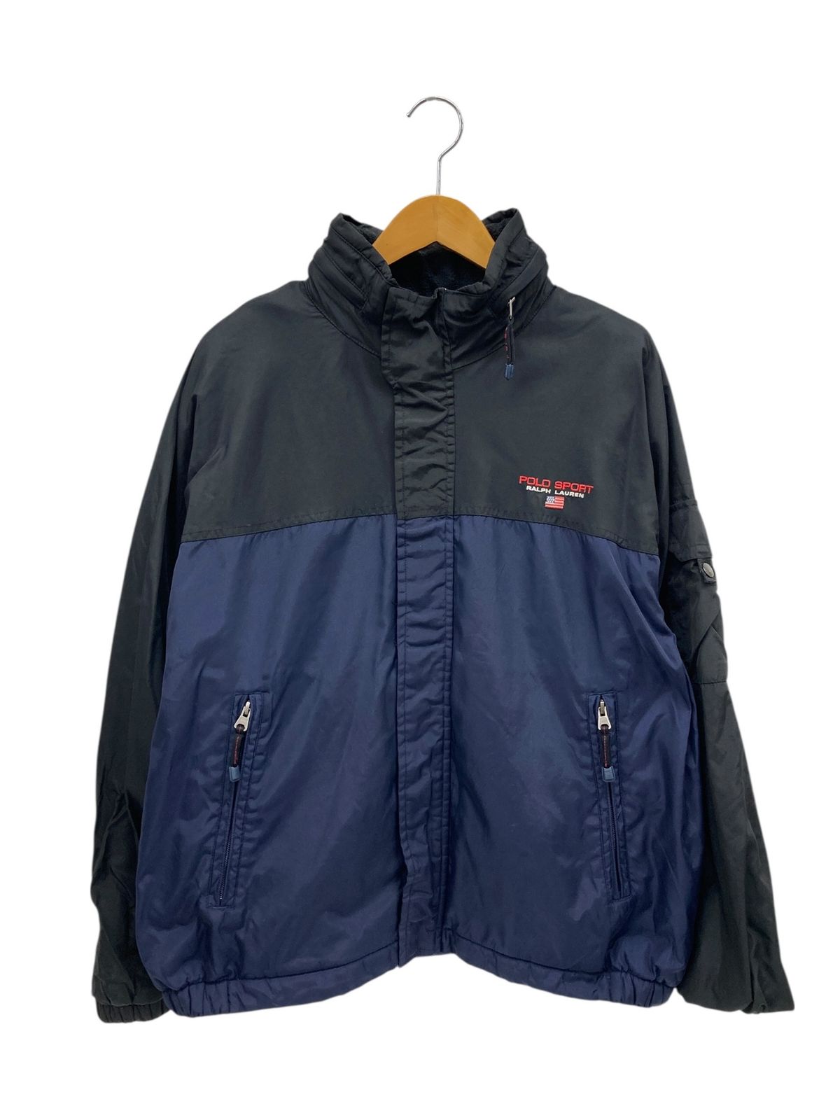 Polo sport ナイロンジャケット フード収納式 裏地メッシュ 4b17d9730520fb9ded325ca5055ebf