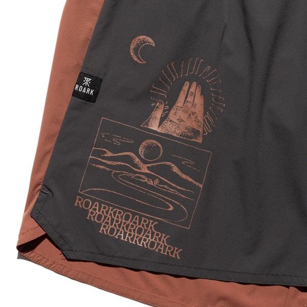  Run Amok ラン アモック ハーフパンツ 5インチ ALTA 5 RS 325 ONX メンズ ONYX ロアークリバイバル ROARK Revival アルタ ショーツ コンプレッションライナー ランニング トレイルランニング トレラン ショートパンツ ボトムス