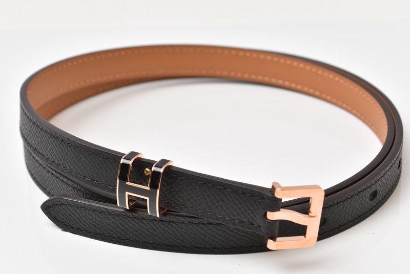 エルメス ベルト レディース HERMES ベルト|ポップ H15 サイズ85 ヴォーエプソン ブラック|ピンクゴールドプレーテッド
