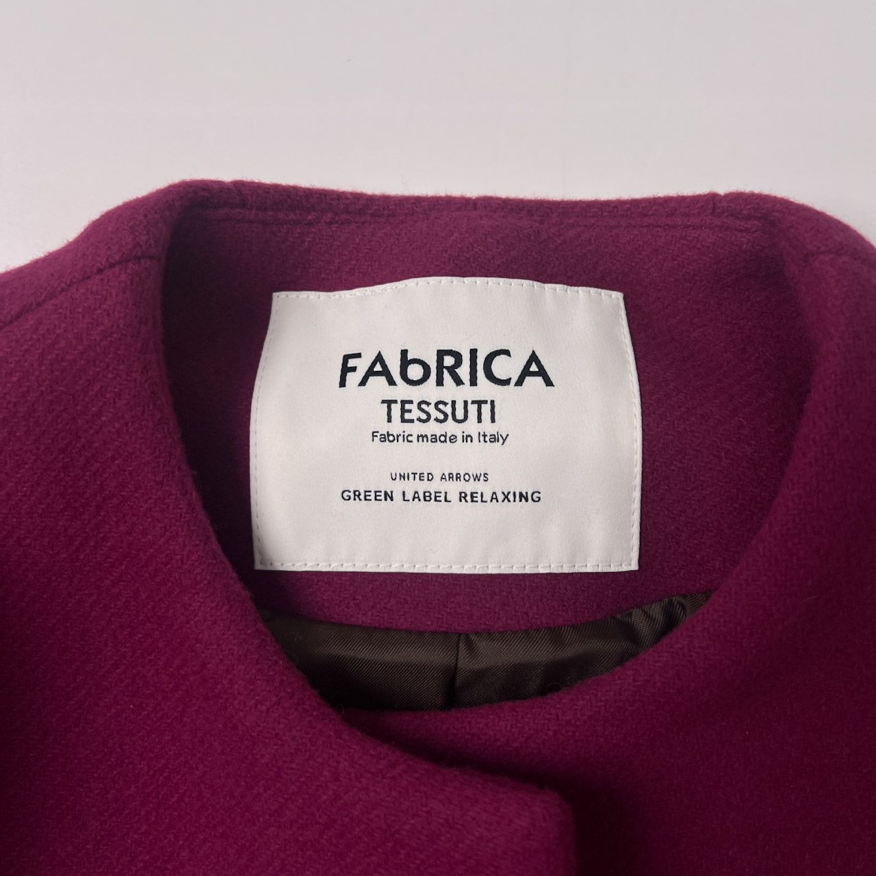 UNITED ARROWS green label relaxing FAbRICA イタリア製生地