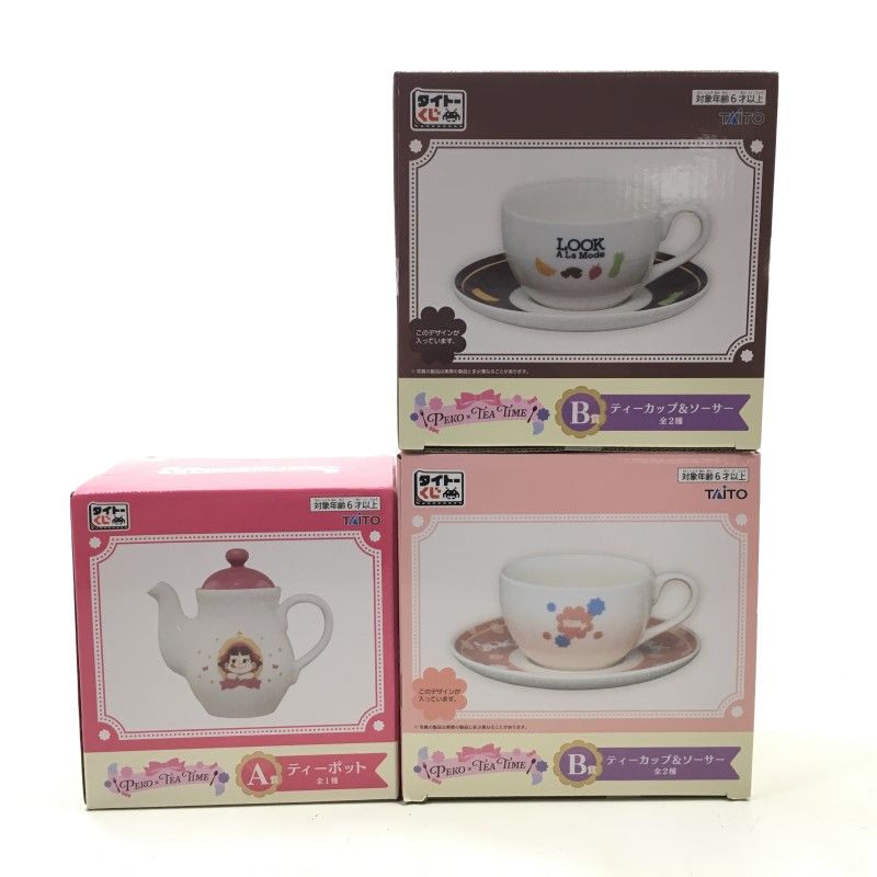 01w-4768 〇 ① 未開封品 タイトーくじ PEKO×TEA TIME A賞
