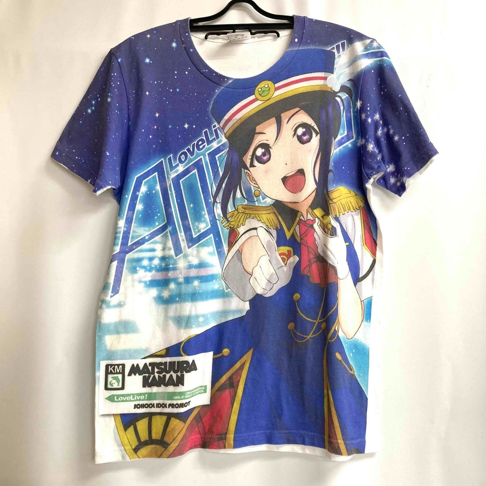 ラブライブ! サンシャイン!! 松浦果南 フルグラフィックTシャツ HAPPY