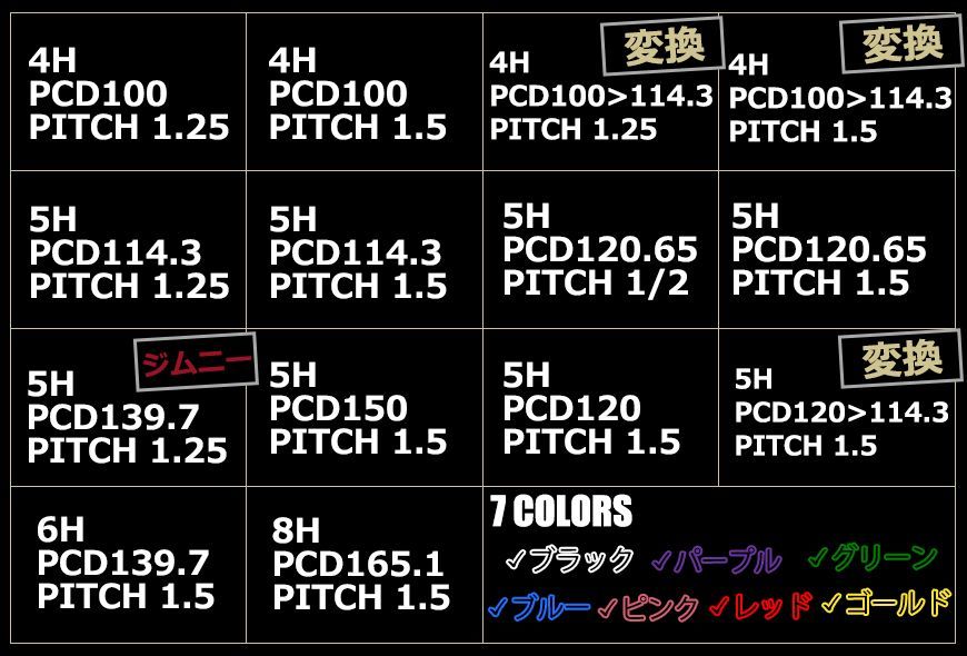 ワイドトレッドスペーサー 5H 2枚組 PCD114.3-1.25 70mm (緑) - ゼウス