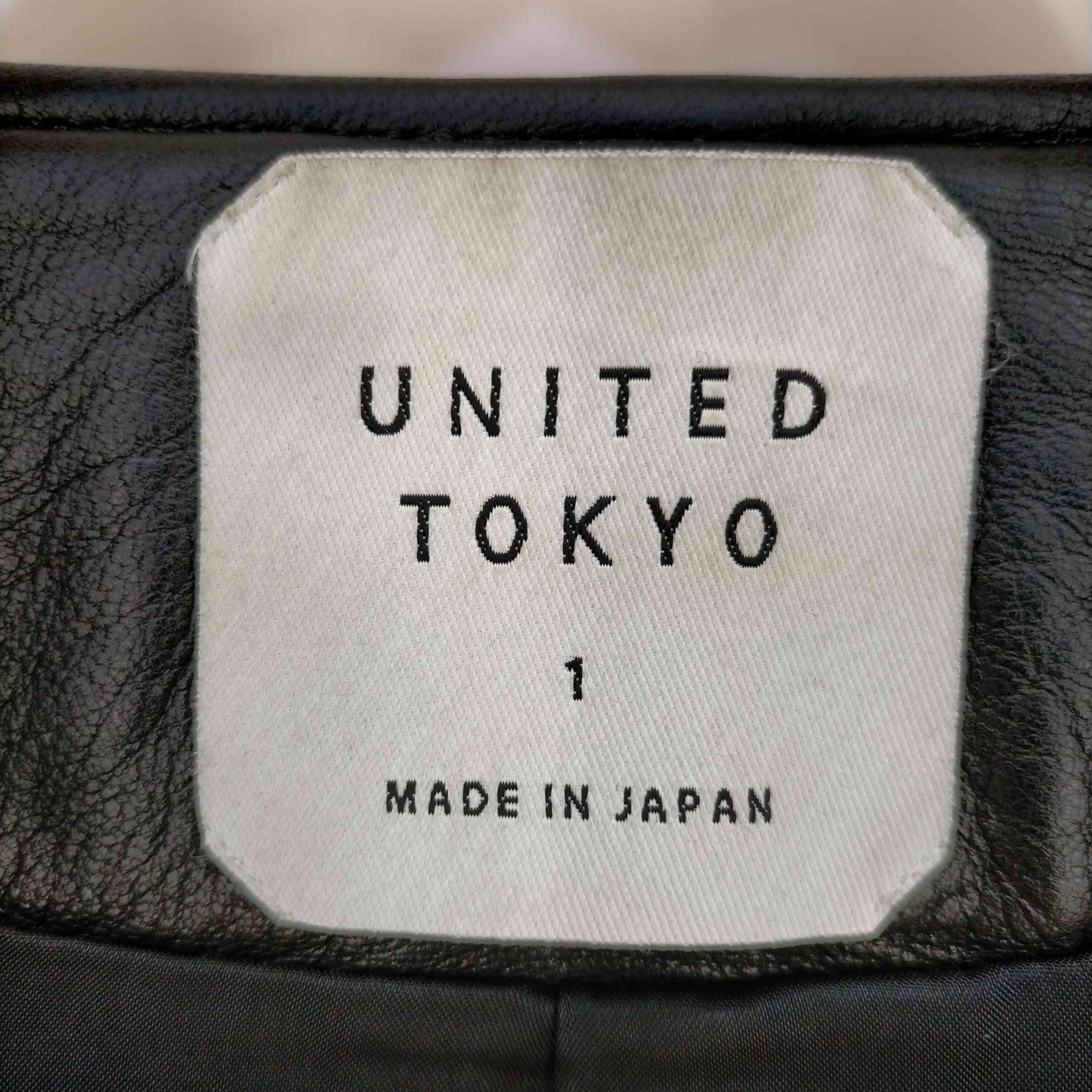 ユナイテッドトウキョウ UNITED TOKYO ラムセミダブルライダースジャケット レディース JPN：1 - メルカリ