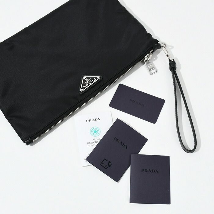 PRADA プラダ バッグ BAG マルチポーチ Re-Nylon xサフィアーノ