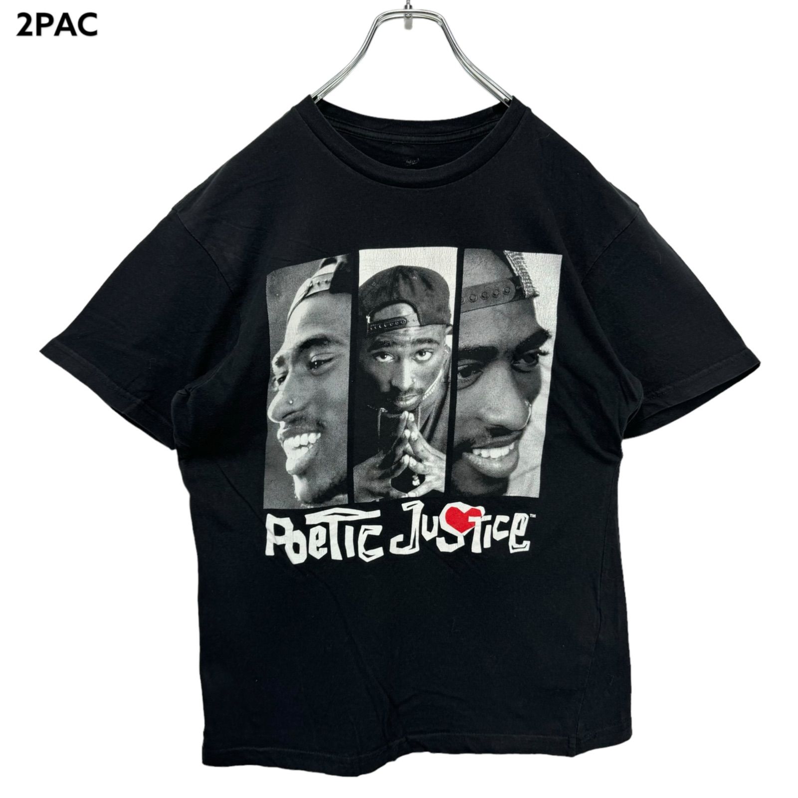 2PAC トゥーパック ツーパック Tupac POETIC JUSTICE Tシャツ HIPHOP ヒップホップ ラッパー ラップ バンT バンドT  音楽T ミュージックT 古着 - メルカリ