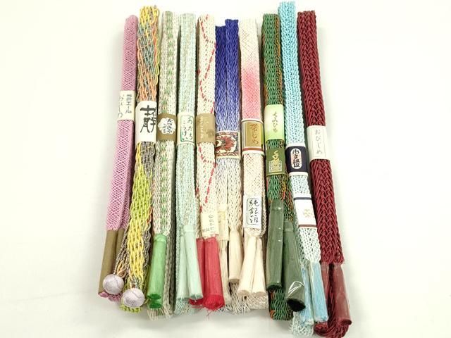 平和屋本店 夏物 和装小物 帯締め10本セット CXAA0387s5