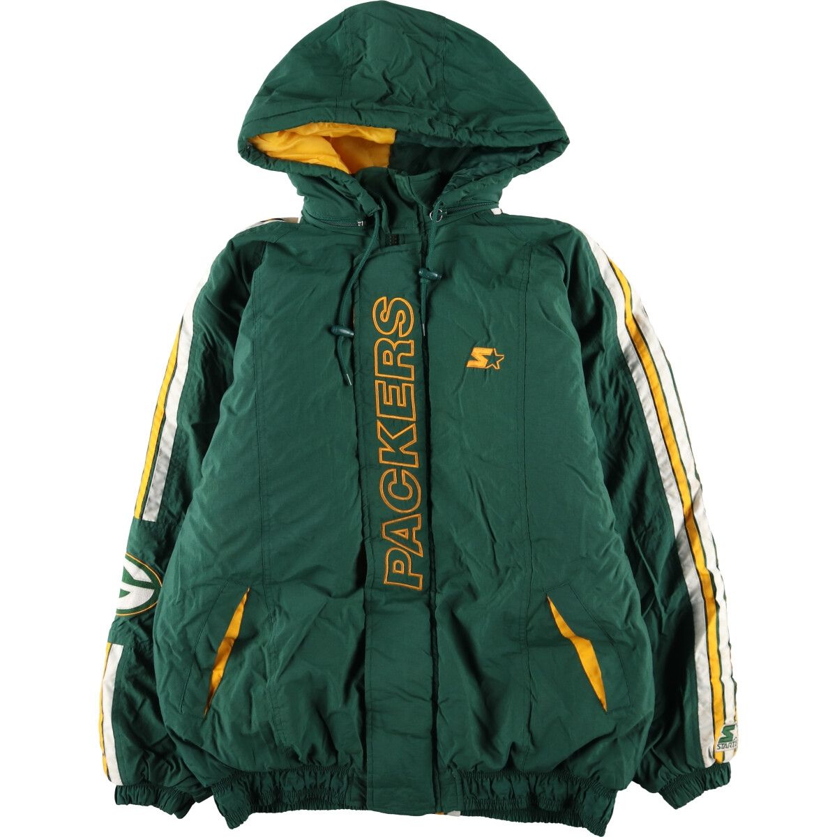 【ビンテージ】スターター NFL グリーンベイパッカーズ 中綿ジャケット 90s 古着 90年代 スターター Starter NFL GREEN BAY PACKERS