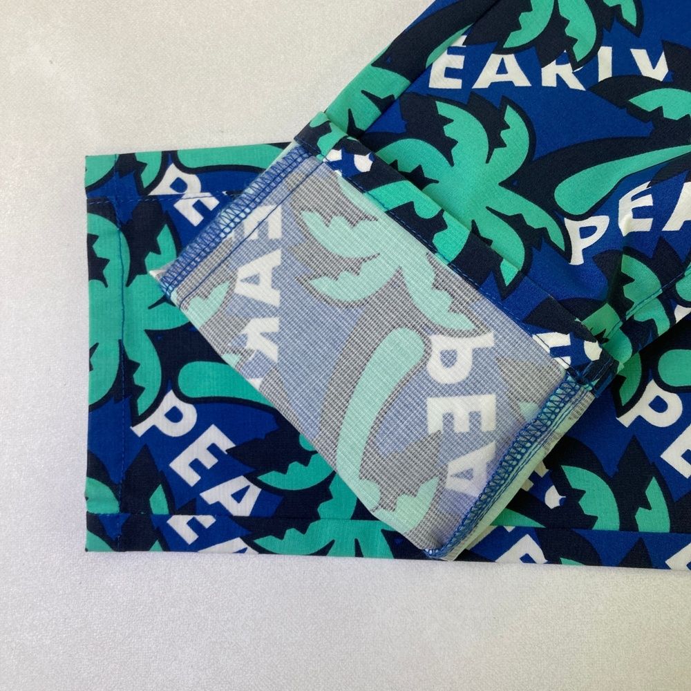 サイズ 0 PEARLY GATES パーリーゲイツ 055-1231606 ストレッチパンツ ロゴ ヤシの木柄 ブルー系 240101543701 ゴルフウェア レディース ストスト LLC-HASEGAWATOSO_COM