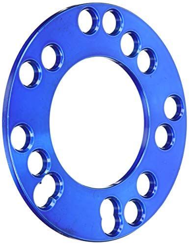 HKB SPORTS レーシングワイドスペーサー(4穴・5穴兼用) P.C.D.100~114.3 5mm ブルー 2枚入りHKRWSB5