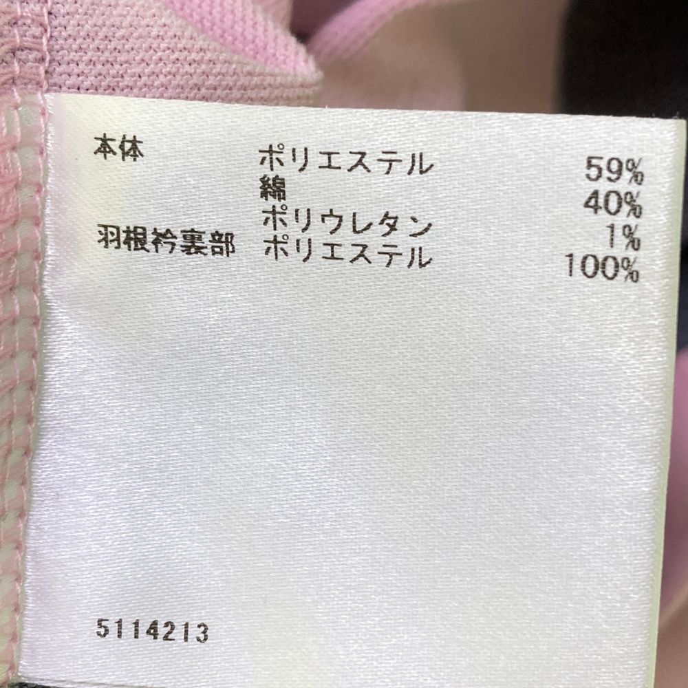 サイズ：3L MUNSING WEAR マンシングウェア  半袖ワンピース ボーダー柄 ピンク系 [240101491418] ゴルフウェア レディース ストスト MUNSING WEAR マンシングウェア 半袖ワンピース ボーダー柄