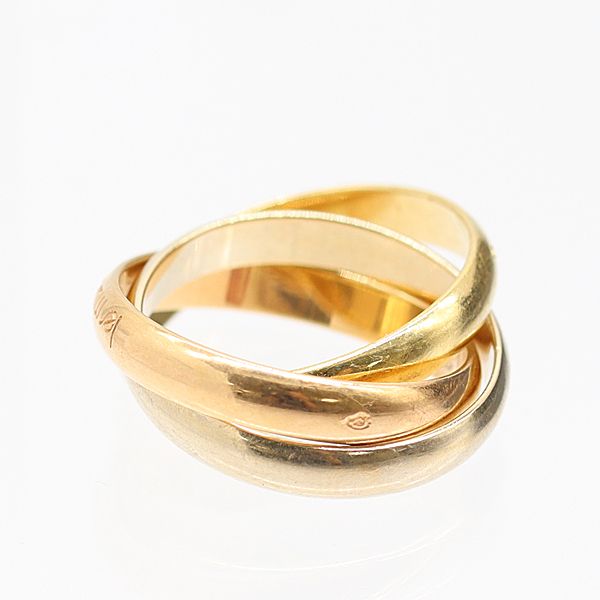 カルティエ トリニティリング 750 YG×PG×WG 8.4g 53 A5220X アクセサリー ジュエリー 5734410 10NBT AKO ABC KMR 16763