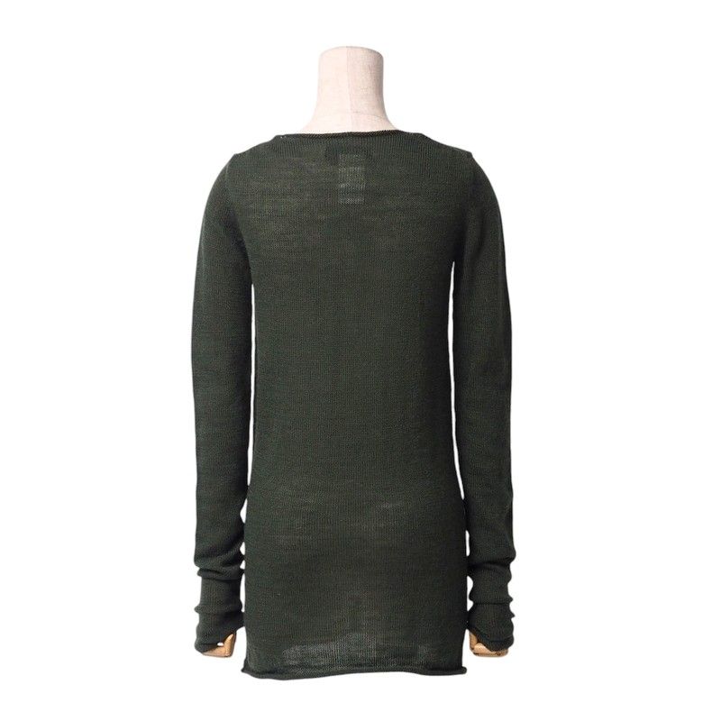 Y&#39;s - ■美品■Y&#39;s Yohji Yamamoto ワイズ ヨウジヤマモト ニット サイズ3 Vネック セーター トップス ウール グリーン ブランド古着【中古】20241226/RA2724 □美品□Y's Yohji Yamamoto ワイズ ヨウジヤマモト ニット