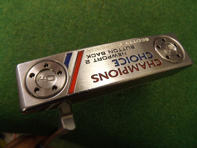 6715 CHAMPIONS CHOICE NEWPORT2 BUTTON BACK 33インチ カバー有 スタビリティシャフト スコッティキャメロン .960410