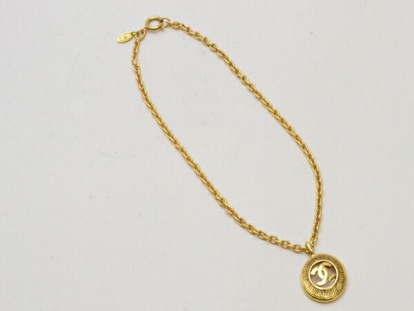シャネル CHANEL ネックレス ココマーク 3848 ペンダント GP